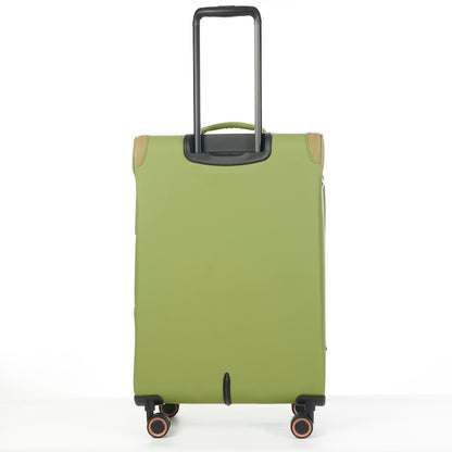 Verage Cambridge Spinner Gr. M Reisetrolley Koffer mit TSA-Zahlenschloss – Erweiterbarer Reisekoffer aus wasserabweisendem Polyester - fern green - Schluga Koffer & Taschen GmbH