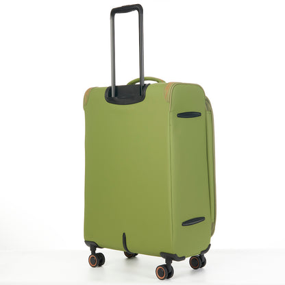 Verage Cambridge Spinner Gr. M Reisetrolley Koffer mit TSA-Zahlenschloss – Erweiterbarer Reisekoffer aus wasserabweisendem Polyester - fern green - Schluga Koffer & Taschen GmbH