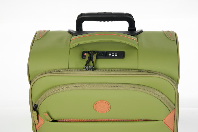 Verage Cambridge Spinner 3‑tlg. Reisetrolley‑Set – TSA-Zahlenschlösser & wasserabweisendes Polyester - fern green - Schluga Koffer & Taschen GmbH