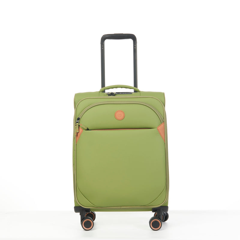 Verage Cambridge Spinner 3‑tlg. Reisetrolley‑Set – TSA-Zahlenschlösser & wasserabweisendes Polyester - fern green - Schluga Koffer & Taschen GmbH