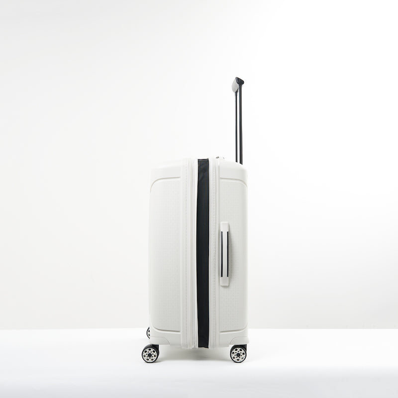 Verage Edinburgh Spinner Gr. L Reisetrolley Koffer mit TSA‑Zahlenschloss – Erweiterbarer PP-Hartschalenkoffer - Schluga Koffer & Taschen GmbH