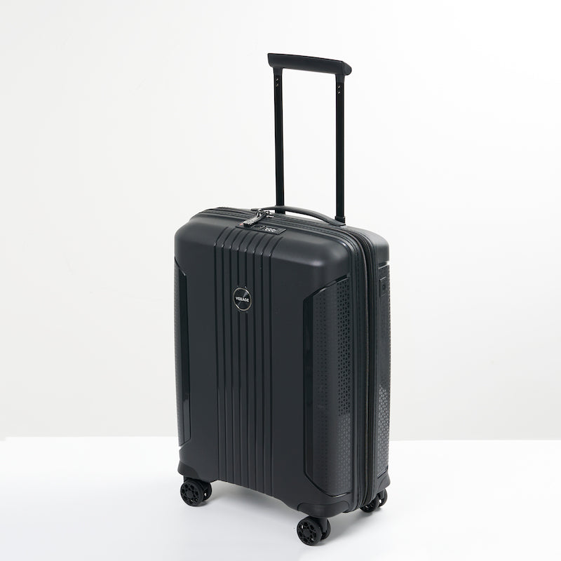 Verage Edinburgh Spinner Gr. S Reisetrolley Kabinenkoffer mit TSA‑Zahlenschloss – Erweiterbarer PP-Hartschalenkoffer - Schluga Koffer & Taschen GmbH