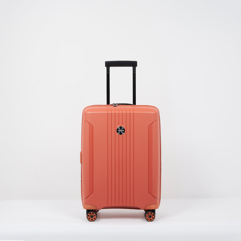 Verage Edinburgh Spinner Gr. S Reisetrolley Kabinenkoffer mit TSA‑Zahlenschloss – Erweiterbarer PP-Hartschalenkoffer - Schluga Koffer & Taschen GmbH