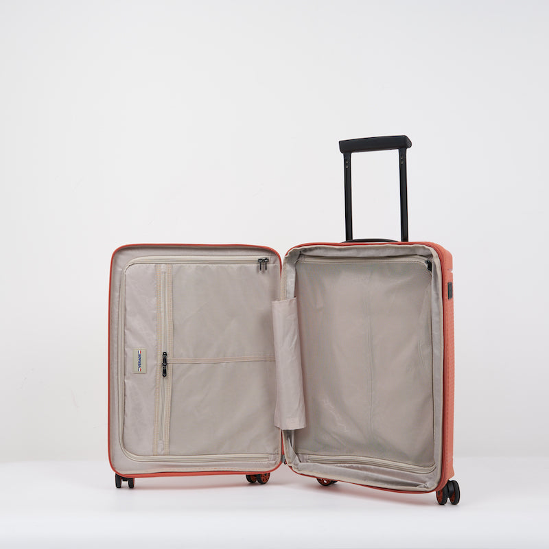 Verage Edinburgh Spinner Gr. S Reisetrolley Kabinenkoffer mit TSA‑Zahlenschloss – Erweiterbarer PP-Hartschalenkoffer - Schluga Koffer & Taschen GmbH