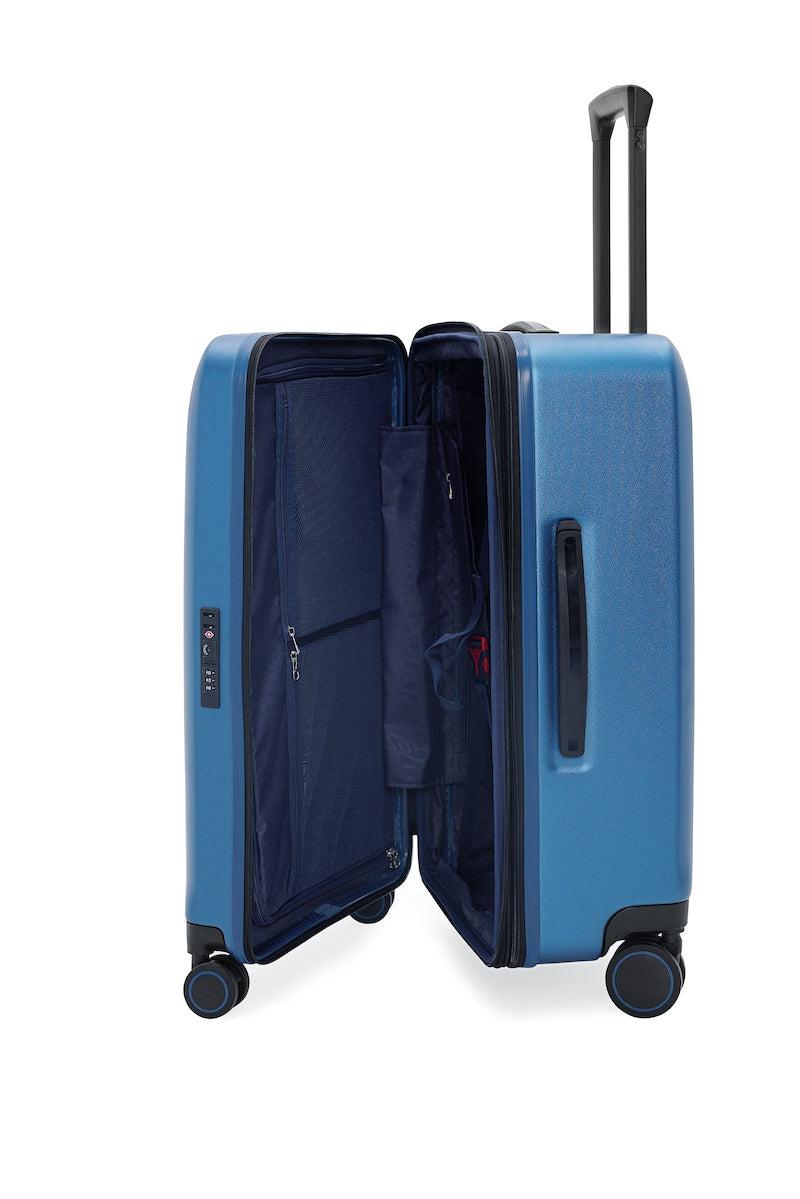 Verage Freeland Spinner Gr. L Reisetrolley Koffer mit TSA‑Zahlenschloss – Robuster PC/ABS‑Hartschalen‑Koffer - Schluga Koffer & Taschen GmbH