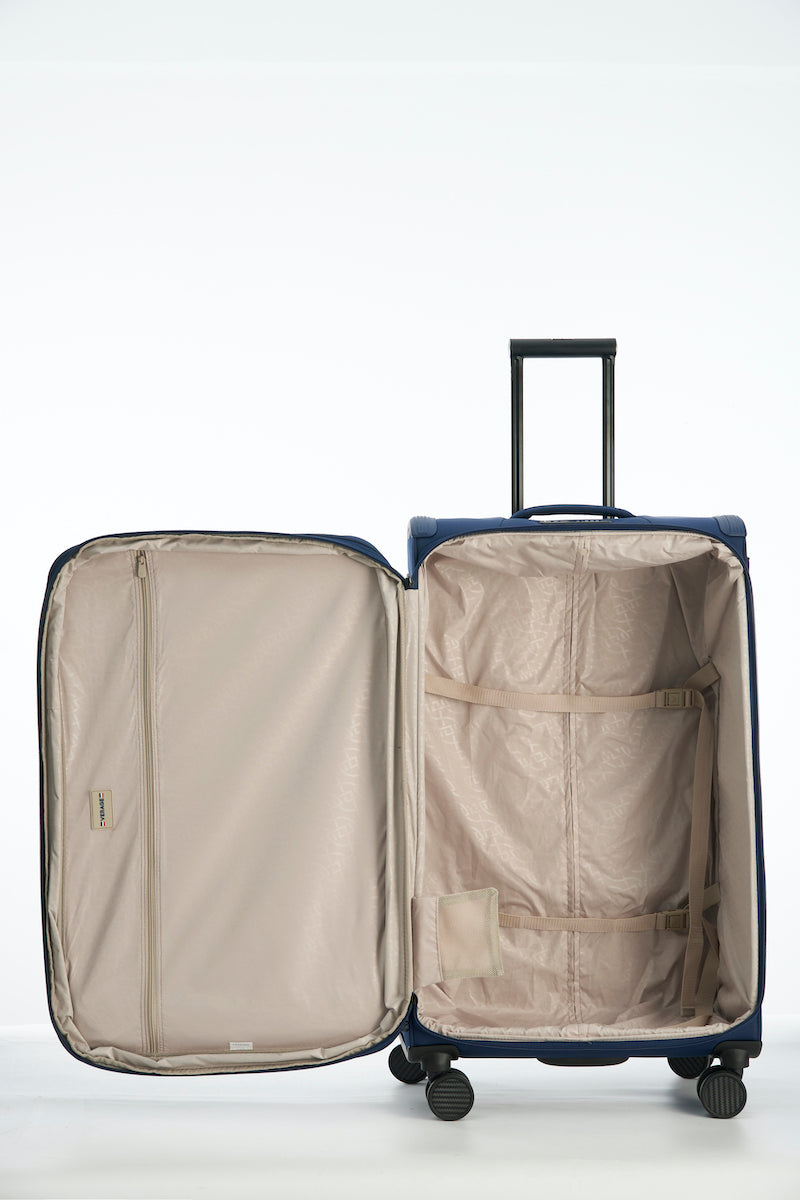 Verage Toledo Spinner Gr. L Reisetrolley Koffer mit TSA‑Zahlenschloss – Weichgepäck mit Dehnfalte - Schluga Koffer & Taschen GmbH