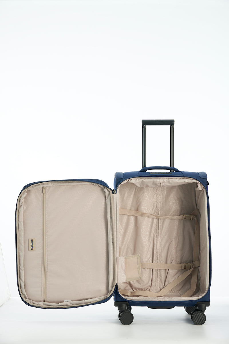 Verage Toledo Spinner Gr. M Reisetrolley Koffer mit TSA‑Zahlenschloss – Weichgepäck mit Dehnfalte - Schluga Koffer & Taschen GmbH