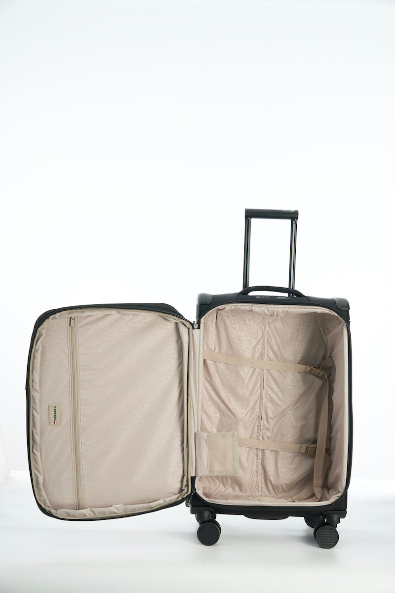 Verage Toledo Spinner Gr. M Reisetrolley Koffer mit TSA‑Zahlenschloss – Weichgepäck mit Dehnfalte - Schluga Koffer & Taschen GmbH