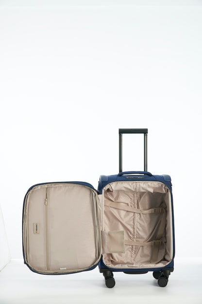 Verage Toledo Spinner Gr. S Reisetrolley Koffer mit TSA‑Zahlenschloss – Weichgepäck mit Dehnfalte - Schluga Koffer & Taschen GmbH