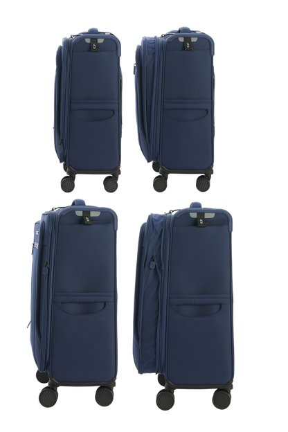 Verage Toledo Spinner Gr. S Reisetrolley Koffer mit TSA‑Zahlenschloss – Weichgepäck mit Dehnfalte - Schluga Koffer & Taschen GmbH