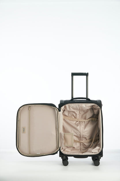 Verage Toledo Spinner Gr. S Reisetrolley Koffer mit TSA‑Zahlenschloss – Weichgepäck mit Dehnfalte - Schluga Koffer & Taschen GmbH