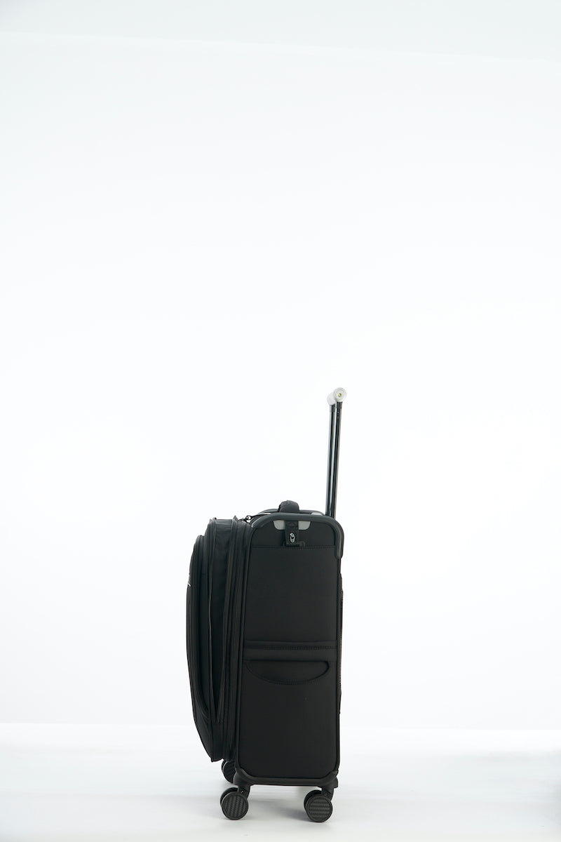 Verage Toledo Spinner Gr. S Reisetrolley Koffer mit TSA‑Zahlenschloss – Weichgepäck mit Dehnfalte - Schluga Koffer & Taschen GmbH